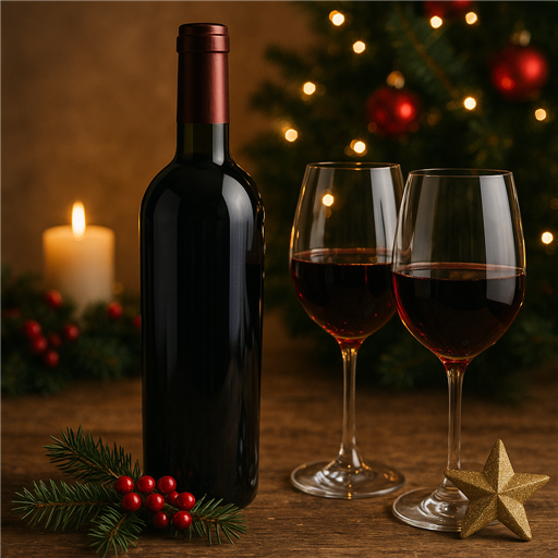 Selection of Wines to Celebrate Christmas - Image