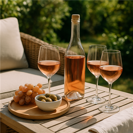 Créez un Espace Dégustation d’Été : Astuces pour Mettre en Valeur Vos Vins Rosés à la Maison - Image