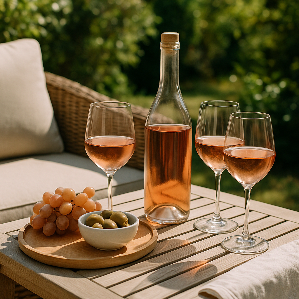 Créez un Espace Dégustation d’Été : Astuces pour Mettre en Valeur Vos Vins Rosés à la Maison - Image
