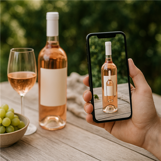 Applications de réalité augmentée : transformez vos dégustations estivales de vins rosés - Image