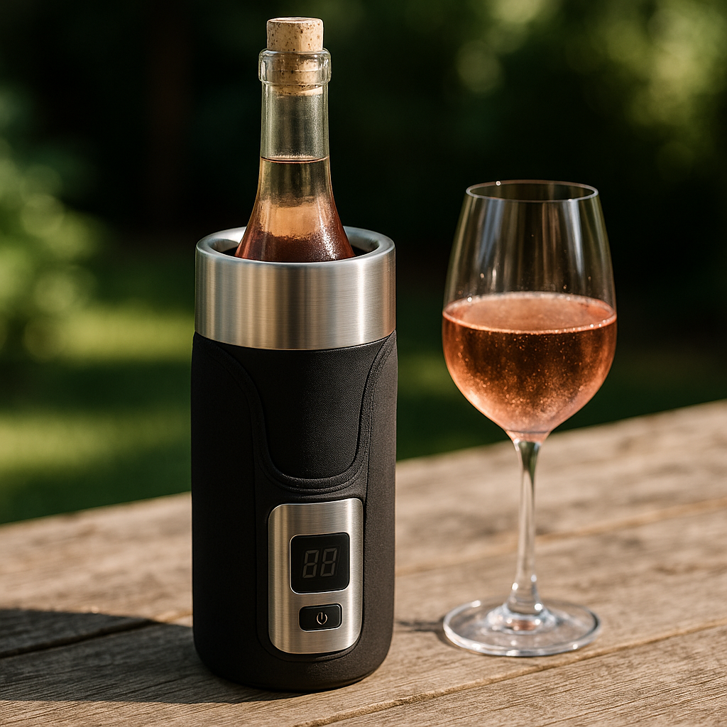 Image de l'article : Intégrer la Technologie à Votre Été : Outils pour Garder Vos Vins Rosés à la Température Idéale - Viniou