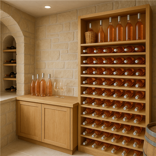 Aménager une Cave à Vin Estivale : Créez un Espace Frais et Organisé pour vos Rosés d'Été - Image