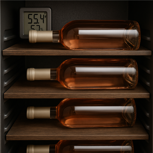 Les conditions idéales pour stocker le rosé