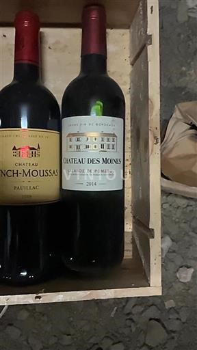 Bordeaux Lalande-de-pomerol Château des Moines 2014