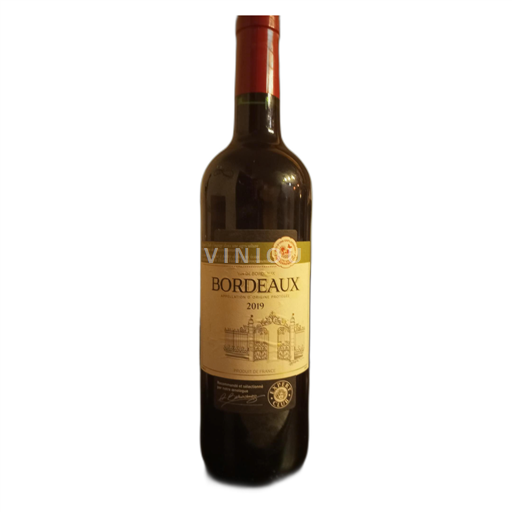 Vin Rouge sec Vin De Bordeaux 2019 France Bordeaux