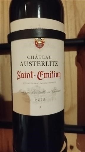 Bordeaux Saint-Émilion Château Austerlitz 2018