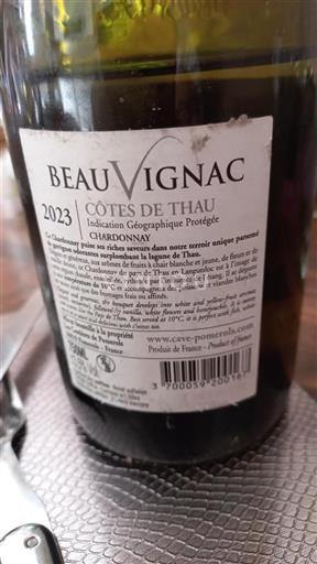 Languedoc y Rosellón Côtes de Thau Beauvignac 2023