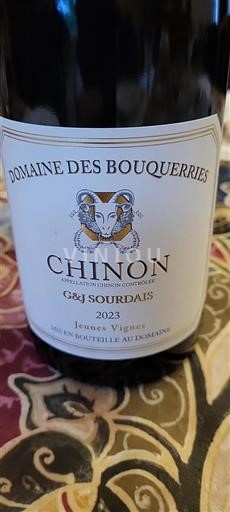 Loire Valley Chinon Domaine des Bouquerries Jeunes Vignes 2023