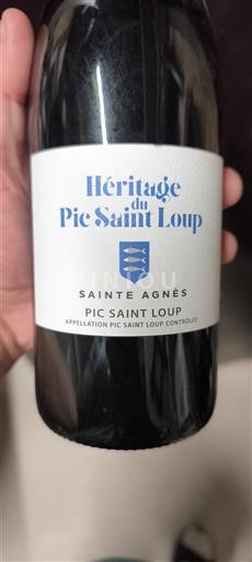 Languedoc Pic-saint-loup Héritage du Pic Saint Loup Sainte Agnès Icke årgångsbetecknad