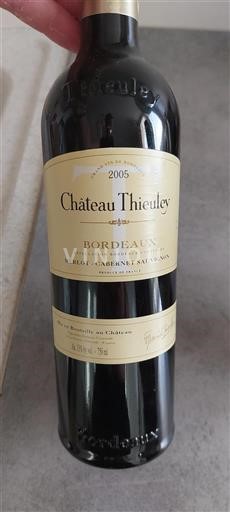 Bordeaux Château Thieuley 2005