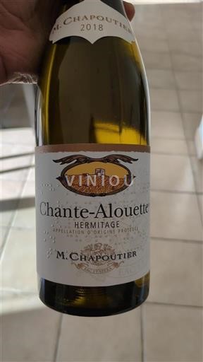 Vallée du Rhône Hermitage M. Chapoutier Chante-Alouette 2018