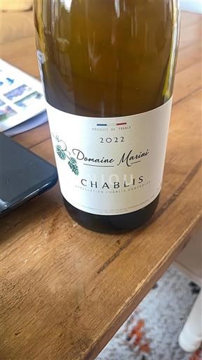 Burgundija Chablis Domaine Marini 2022