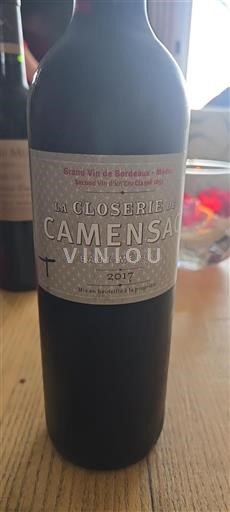 Bordeaux Haut-Médoc Camensac La Closerie de 2017