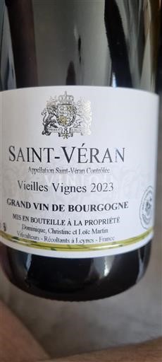 Burgundy Saint-Véran Vieilles Vignes 2023