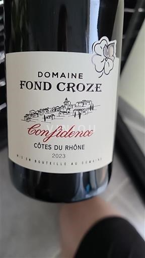 Rhônevallei Côtes-du-rhône Domaine Fond Croze Confidence 2023