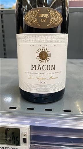 Bourgogne Mâcon et mâcon-villages Collin Bourisset Les Teppes Marius 2022