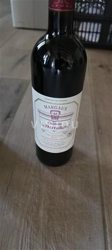 Bordeaux Margaux Château Les Barraillots 2020