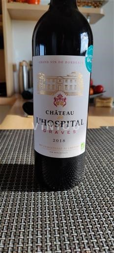 Bordeaux Graves Château de l'Hospital 2018