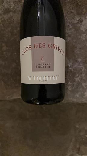 Valle del Rodano Crozes-Hermitage Domaine Combier Clos des Grives 2020