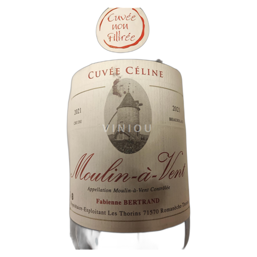 Beaujolais Moulin-à-vent Domaine de la Merieze Fabienne Bertrand Céline 2021