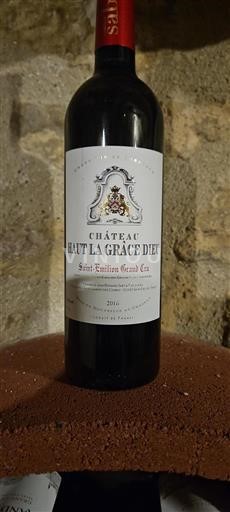 Bordeaux Saint-Émilion Grand Cru Château Haut la Grâce Dieu 2016