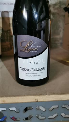 Bourgogne Vosne-Romanée Domaine Vincent Legou 2012