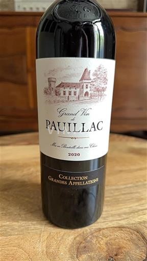 Bordeaux Pauillac Grand Vin 2020
