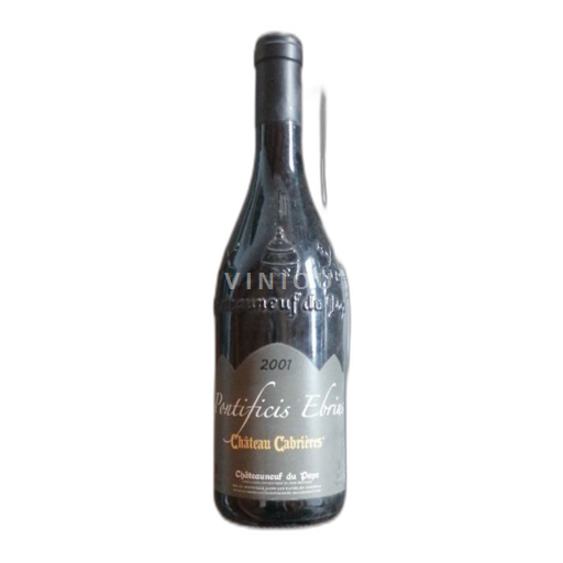 Rhône-dalen Châteauneuf-du-Pape Château Cabrières Pontificis Ebrius 2001