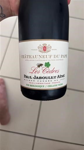 Valle del Ródano Châteauneuf-du-Pape. Paul Jaboulet Aîné Les Cèdres Sin añada