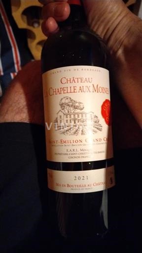 Bordeaux Saint-Émilion Grand Cru Château La Chapelle aux Moines 2021