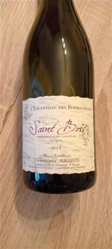 Bourgogne Saint-Bris Christophe Auguste L'Exception des Bourgognes 2023