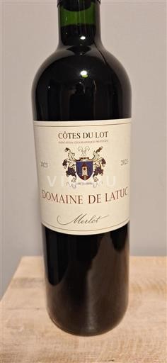 Sudoeste Côtes del Lot Domaine de Latuc Merlot 2023