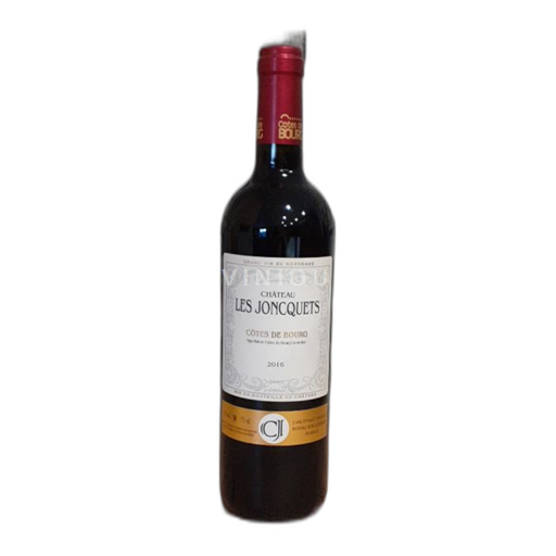 Vin Rouge sec Château Les Jonquets 2016 France Bordeaux Côtes-de-bourg