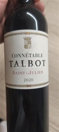 Bordeaux Saint-Julien Château Talbot Connétable 2020