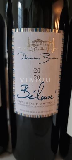 Provenza Côtes-de-Provence Domaines Bunan Bélouvé 2020