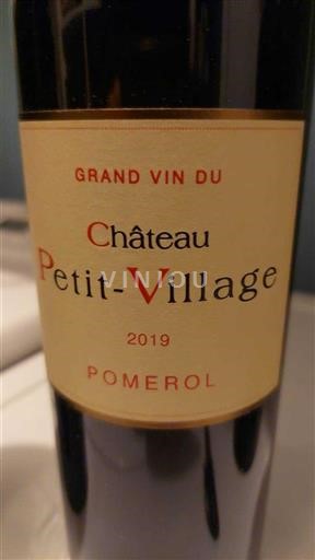 Bordeaux Pomerol Château Petit Village 2019