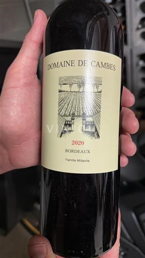 Bordeaux Domaine de Cambes 2020