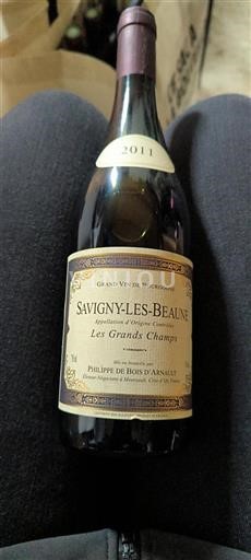 Burgundi Savigny-lès-Beaune Philippe de Bois d'Arnault Les grands champs 2011