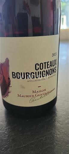 Burgundsko Burgundské vinice Maison Maurice Gentilhomme 2021