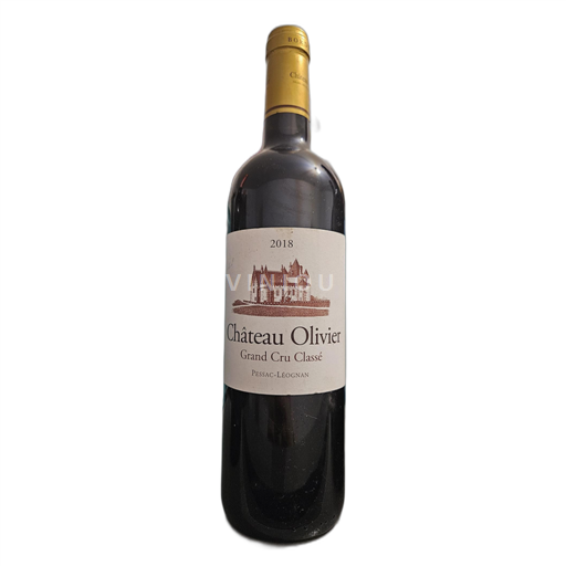 Vin Rouge sec Château Olivier 2018 France Bordeaux Pessac-Léognan