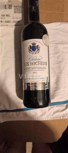 Bordeaux Lussac-saint-émilion Château des Rochers Prestige 2021