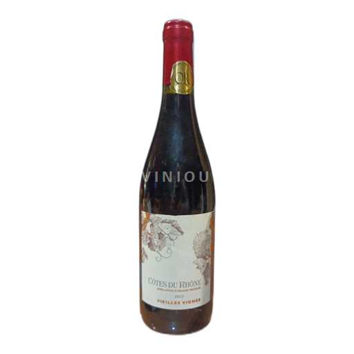 Rhônen laakso Côtes-du-rhône Vieilles Vignes 2023