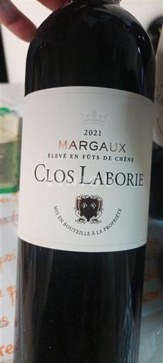 Bordeaux Margaux Clos Laborie 2021