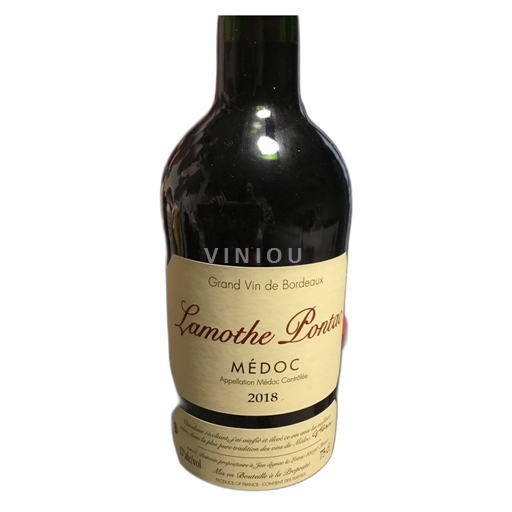 Bordeaux Médoc Lamothe Pontac 2018