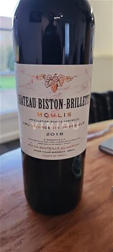 Bordeaux Non specificato Château Biston-Brillette 2018