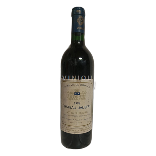 Bordeaux Côtes-de-bourg Château Jaubert 1988