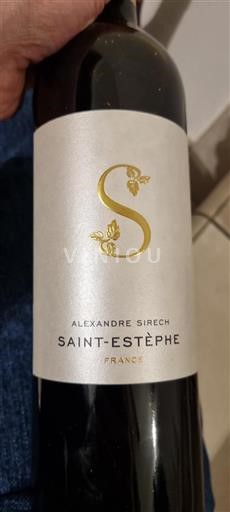 Bordeaux Saint-Estèphe Alexandre SIRECH 2020