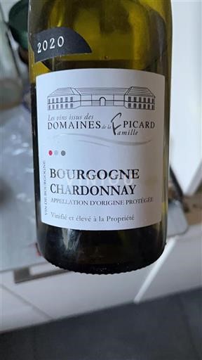 Bourgondië Bourgogne Chardonnay Domaines de la Famille Picard 2020