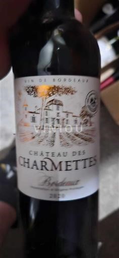 Bordeaux Château des Charmettes 2020