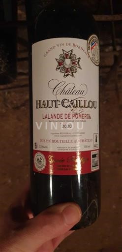 Bordeaux Lalande-de-pomerol Château Haut-Caillou Prestige 2020